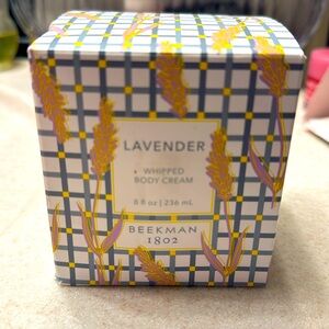 New In Box and Sealed Beekman Body Cream - Lavender